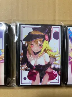 YuGiOh Black Magician Girl Sleeve Trading Card Gal 60ct Used - Image 3
