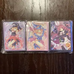 YuGiOh Black Magician Girl Gagaga Girl Madolche Majoreene Sleeve Set - Image 1