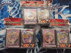 YuGiOh Black Magician Girl Sleeves Set of 3 Official Rush Duel - Image 1