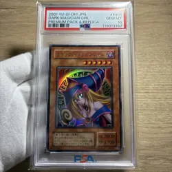 YuGiOh PSA10 Dark Magician Girl P4 01 Ultra Rare 2nd Gen 2001 674 Worldwide - Image 1