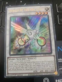 RA01-EN031 Herald of the Arc Light Ultra Rare 1st Edition YuGiOh Card - Image 1