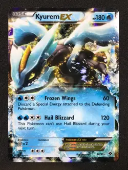 Kyurem EX 38/99 Rare Holo Pokemon Card Next Destinies 2012 - Light Play - Image 1