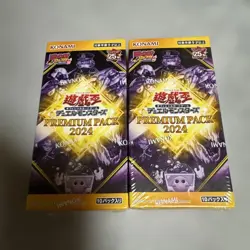 Yu-Gi-Oh! Premium Pack 2024 2Box Shrink Konami Collectible Card Game - Image 1