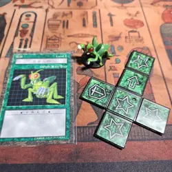 Yu -Gi -Oh! Dungeon Dice Monsters Insect Human Figure Card Used JP - Image 1