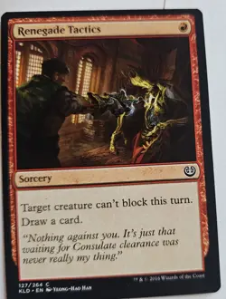 MTG Magic The Gathering Card Renegade TacticsSorcery Red Kaladesh 2016 - Image 1