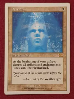 Magic The Gathering 6TH EDITION SERENITY white card MTG SIXTH - Image 1