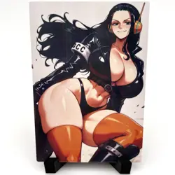 One Piece Nico Robin Sexy Anime Waifu Girl Doujin Lewd Goddess Story Art Card - Image 1