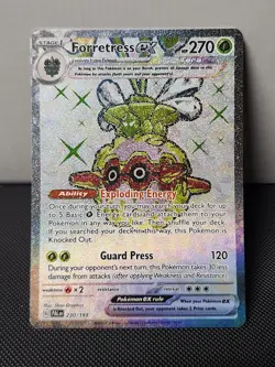 Forretress ex 230/193 Ultra Rare Paldea Evolved Pokemon TCG Card NEAR MINT NM - Image 1