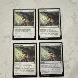 Magic the Gathering MTG Helping Hand Play Set Of 4 Cards - Image 1