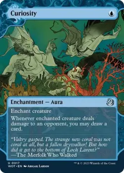 Curiosity - Near Mint MTG Wilds of Eldraine: Enchanting Tales - Image 1