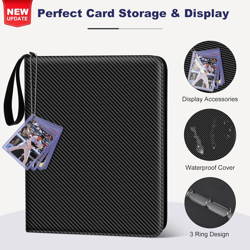 4 Pocket Trading Card Binder, 440/720 Pockets Compatible with MTG, TCG, Baseball - Image 2