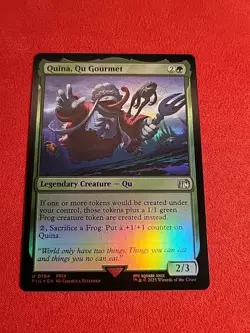 Quina, Qu Gourmet Final Fantasy Foil FIN 194 Green Counter Commander MTG - Image 1