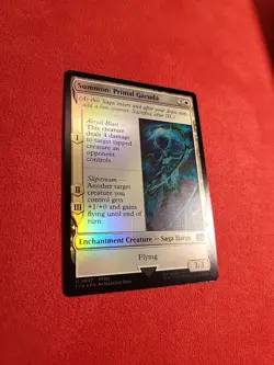 Summon: Primal Garuda Final Fantasy Foil FIN 37 Plains Safa Mtg Flying 3/3 - Image 2
