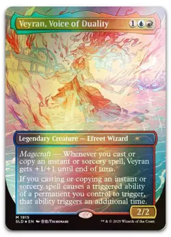 Veyran, Voice of Duality (Rainbow Foil) #1915 NM Secret Lair Drop SLD Magic MTG - Image 1
