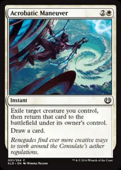 Acrobatic Maneuver -Foil Medium Play MTG Kaladesh - Image 1