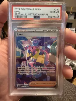 2024 Pokemon IONO #237/091 PAF EN Special Illustration Rare PSA 10 GEM MINT 💎💎 - Image 1