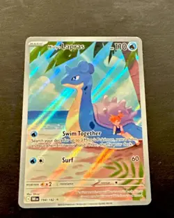 2025 POKEMON SCARLET VIOLET DESTINED RIVALS MISTY’S LAPRAS ILLUSTRATION RARE - Image 1