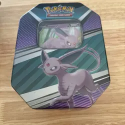 Sealed Pokemon TCG: V Heroes Tin - Espeon V - 4 Packs NEW - Image 1