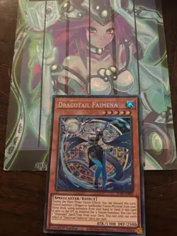 Yugioh 1x Dracotail Faimena Collectors (CR) JUSH-EN002 Justice Hunters 1st Ed NM - Image 1
