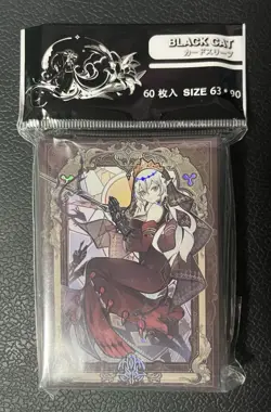 YuGiOh Kettei no Seijo Kartesia Mini Card Sleeves 60 Count Trading - Image 1