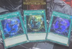 Yugioh! Magicalized Fusion RA01-EN058 Playset Super Rare 1st Edition NM - Image 1