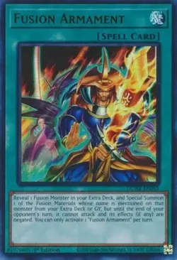 Yugioh! LP Fusion Armament - DUNE-EN061 - Ultra Rare - 1st Edition Lightly Playe - Image 1