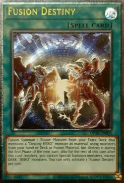 Yugioh! LP Fusion Destiny - OP18-EN003 - Ultimate Rare - Unlimited Edition Light - Image 1