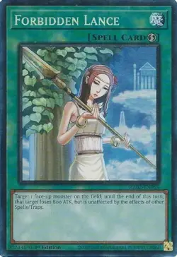 Yugioh! LP Forbidden Lance - RA02-EN058 - Prismatic Collector's Rare - 1st Editi - Image 1