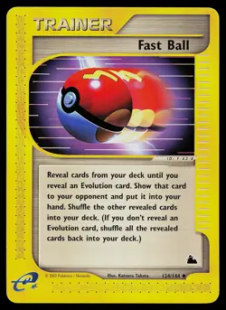 Pokemon Card - Fast Ball Skyridge 124/144 Non-Holo - Image 1