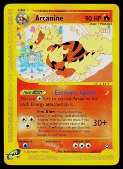 Pokemon Card - Arcanine Aquapolis 2/147 Non-Holo - Image 1