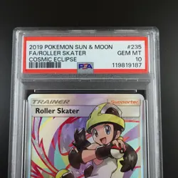 PSA 10 Roller Skater 235/236 Pokemon Cosmic Eclipse Graded Card - Image 2