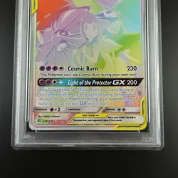 PSA 10 Solgaleo & Lunala GX 254/236 Cosmic Eclipse Rainbow Graded Pokemon Card - Image 3