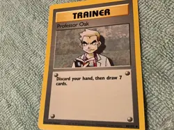 Pokemon Trainer Card - Professor Oak - Image 1