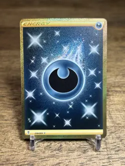 Pokemon TCG Dark Energy (Secret Rare) 236/203 Swsh07: Evolving Skies Holo Card - Image 1