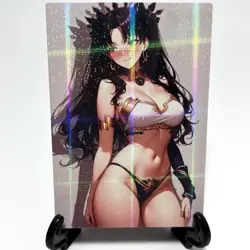 Fate/Grand Order Ishtar Sexy Anime Waifu Girl Lewd Goddess Story Holo Art Card - Image 2