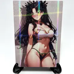 Fate/Grand Order Ishtar Sexy Anime Waifu Girl Lewd Goddess Story Holo Art Card - Image 3
