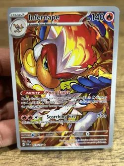 Infernape IR 173/167 Sv06: Twilight Masquerade Holo Pokemon Card NM - Image 3