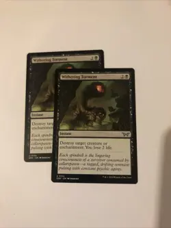 Withering Torment x2 MTG Duskmourn: House of Horror Regular - Image 1