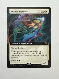 MTG - Exalted Sunborn - Edge of Eternities EOE 0318 Mythic Base Extended Art - Image 1