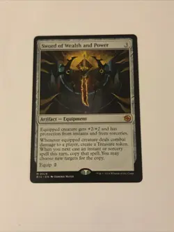 Sword of Wealth and Power MTG Outlaws of Thunder Junction: the Big Score Regular - Image 1
