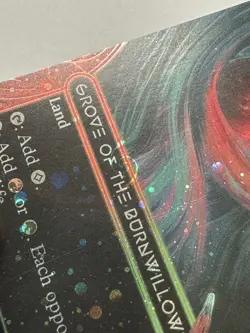MTG - Grove of the Burnwillows - Edge of Eternities 0107 Galaxy Foil Borderless - Image 3