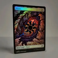 Plains 0287 FOIL MTG Tarkir: Dragonstorm Land NM Dragon Eye Full Art FOIL - Image 2