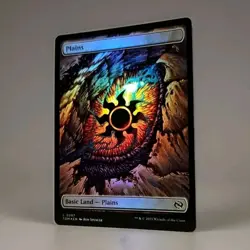 Plains 0287 FOIL MTG Tarkir: Dragonstorm Land NM Dragon Eye Full Art FOIL - Image 4