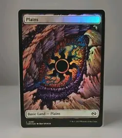 Plains 0287 FOIL MTG Tarkir: Dragonstorm Land NM Dragon Eye Full Art FOIL - Image 5