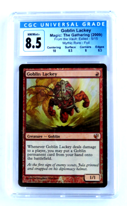 Foil Goblin Lackey From the Vault: Exiled 5/15 CGC 8.5 MTG 2009 - Image 1
