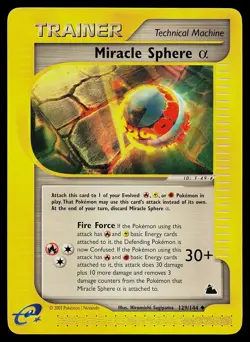 Pokemon Card - Miracle Sphere Alpha Skyridge 129/144 Non-Holo - Image 1