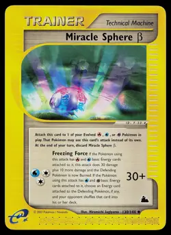 Pokemon Card - Miracle Sphere Beta Skyridge 130/144 Non-Holo - Image 1