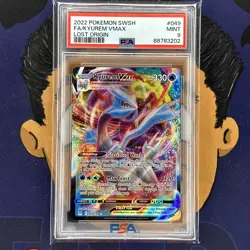 💎PSA 10 GEM 2022 Pokemon Lost Origin KYUREM VMAX #049 Ultra Rare Full Art - Image 2