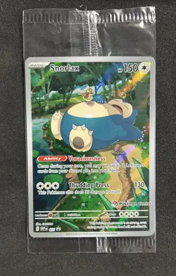 Pokemon Snorlax 051 Scarlet & Violet 151 Pokemon Center Exclusive Promo Sealed - Image 1