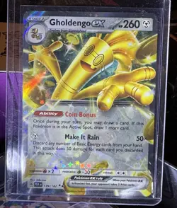 Goldengo EX 139/182 Paradox Rift Pokemon TCG Pokemon Trading Cards NM - Image 2